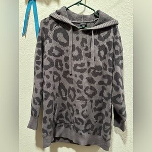 Torrid Leopard Print Hooded Sweater